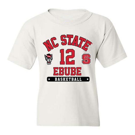 NC State - NCAA Men's Basketball : Scottie Ebube - Fashion Shersey Youth T-Shirt-0