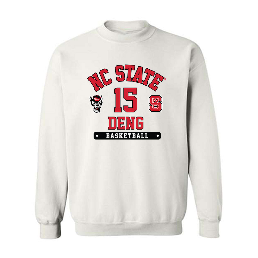NC State - NCAA Men's Basketball : Jerry Deng - Fashion Shersey Crewneck Sweatshirt-0
