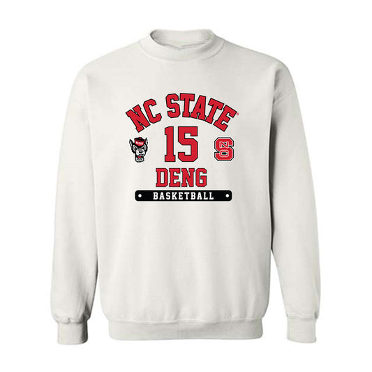 NC State - NCAA Men's Basketball : Jerry Deng - Fashion Shersey Crewneck Sweatshirt-0