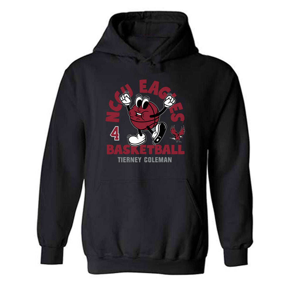 NCCU - NCAA Women's Basketball : Tierney Coleman - Fashion Shersey Hooded Sweatshirt-0