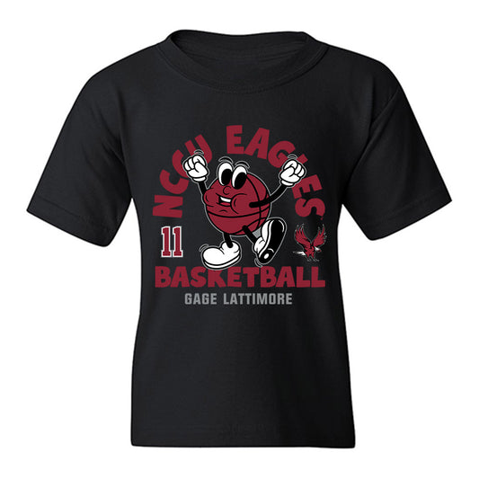 NCCU - NCAA Men's Basketball : Gage Lattimore - Fashion Shersey Youth T-Shirt-0