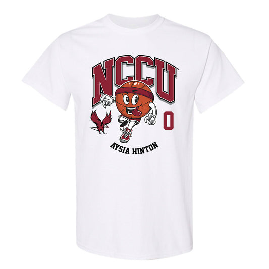 NCCU - NCAA Women's Basketball : Aysia Hinton - Fashion Shersey T-Shirt-0