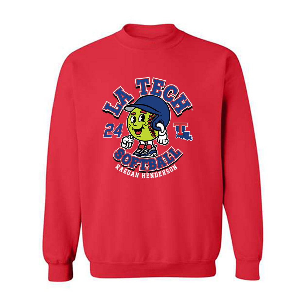 LA Tech - NCAA Softball : Raegan Henderson - Fashion Shersey Crewneck Sweatshirt-0