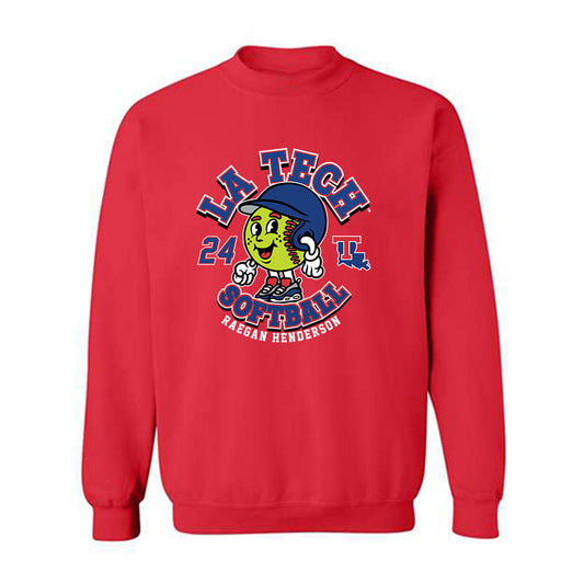 LA Tech - NCAA Softball : Raegan Henderson - Fashion Shersey Crewneck Sweatshirt-0