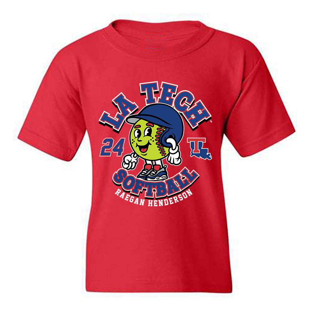 LA Tech - NCAA Softball : Raegan Henderson - Fashion Shersey Youth T-Shirt-0