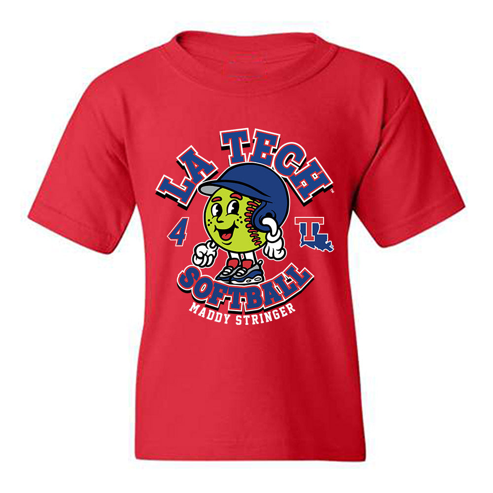 LA Tech - NCAA Softball : Maddy Stringer - Fashion Shersey Youth T-Shirt-0