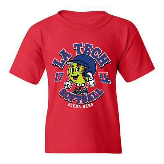 LA Tech - NCAA Softball : Elena Heng - Fashion Shersey Youth T-Shirt-0