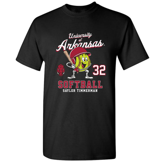 Arkansas - NCAA Softball : Saylor Timmerman - Fashion Shersey T-Shirt-0