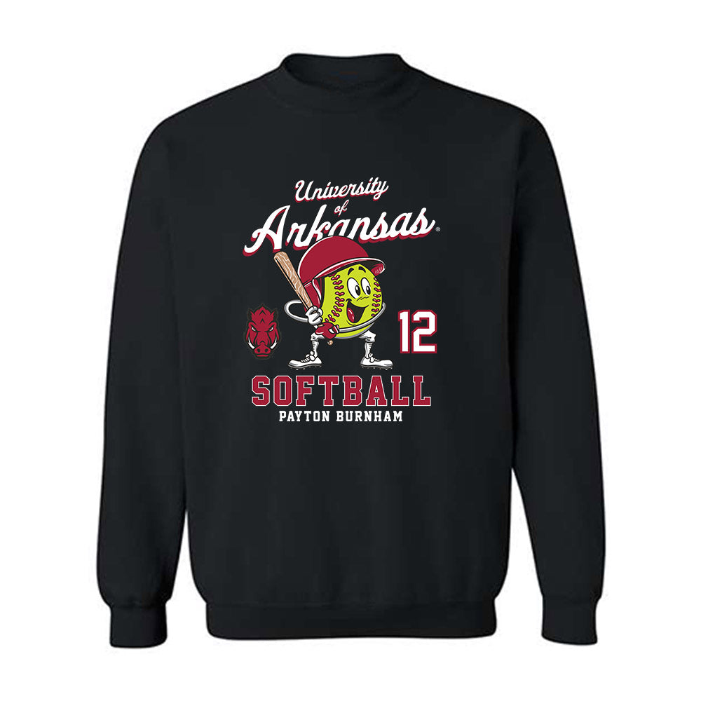 Arkansas - NCAA Softball : Payton Burnham - Fashion Shersey Crewneck Sweatshirt-0