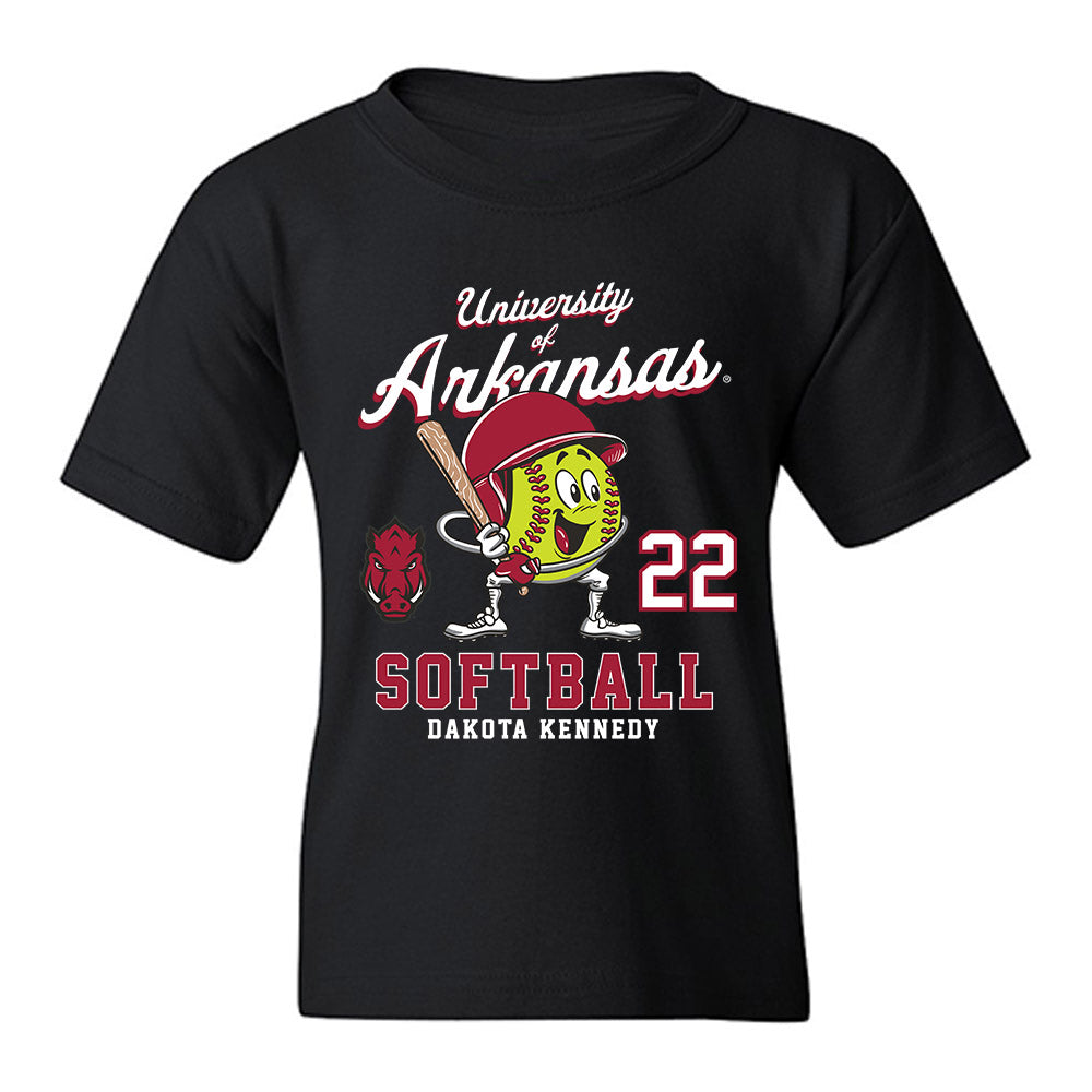Arkansas - NCAA Softball : Dakota Kennedy - Fashion Shersey Youth T-Shirt-0