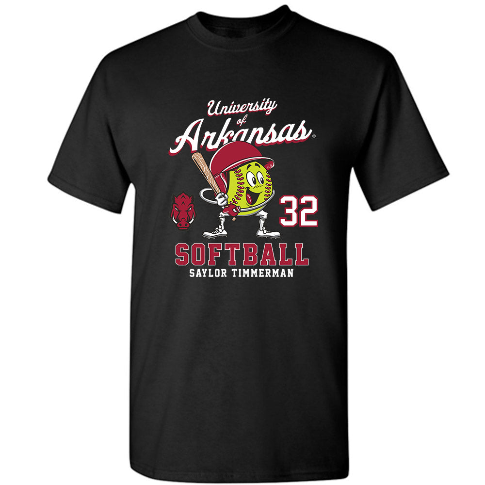 Arkansas - NCAA Softball : Saylor Timmerman - Fashion Shersey T-Shirt-0