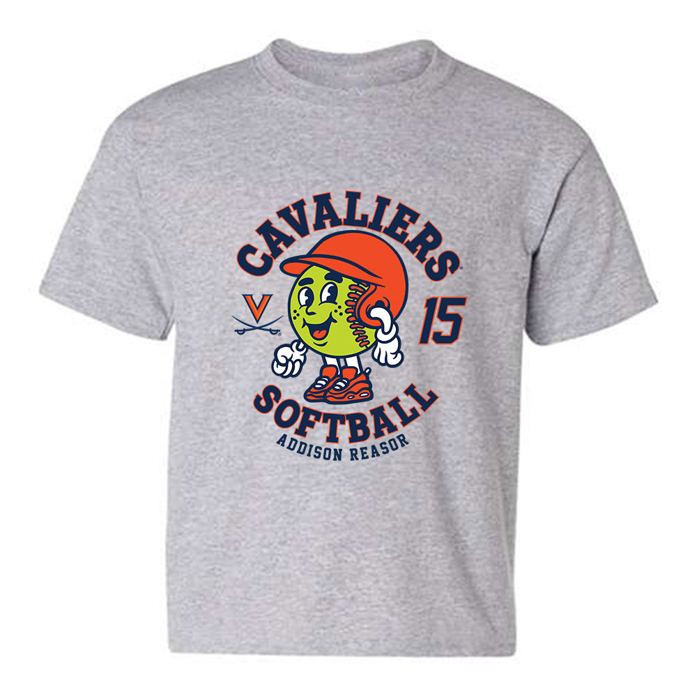 Virginia - NCAA Softball : Addison Reasor - Fashion Shersey Youth T-Shirt-0