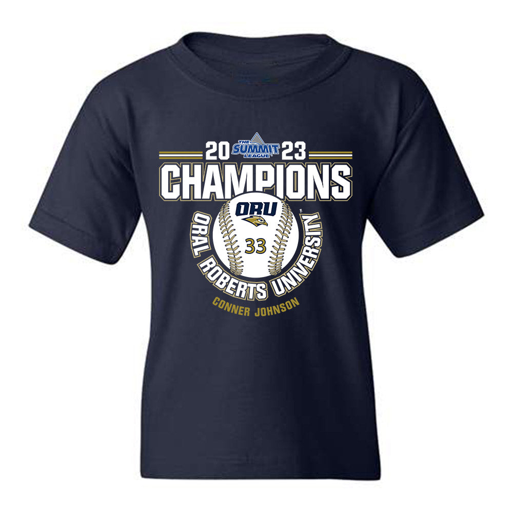 Oral Roberts - NCAA Baseball : Conner Johnson - Sports Shersey Youth T-Shirt