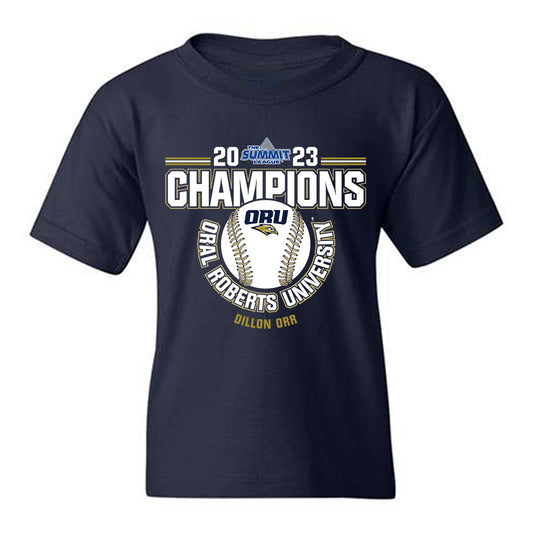 Oral Roberts - NCAA Baseball : Dillon Orr - Sports Shersey Youth T-Shirt-0