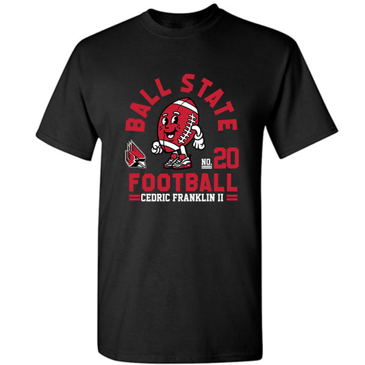 Ball State - NCAA Football : Cedric Franklin II - Fashion Shersey T-Shirt-0