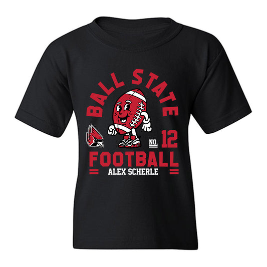Ball State - NCAA Football : Alex Scherle - Fashion Shersey Youth T-Shirt-0