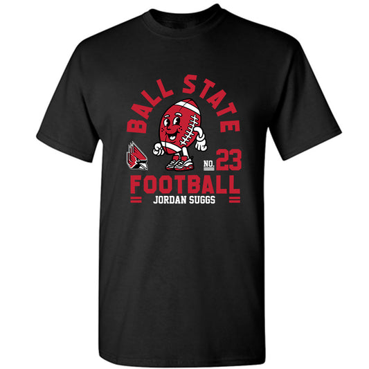 Ball State - NCAA Football : Jordan Suggs - Fashion Shersey T-Shirt-0