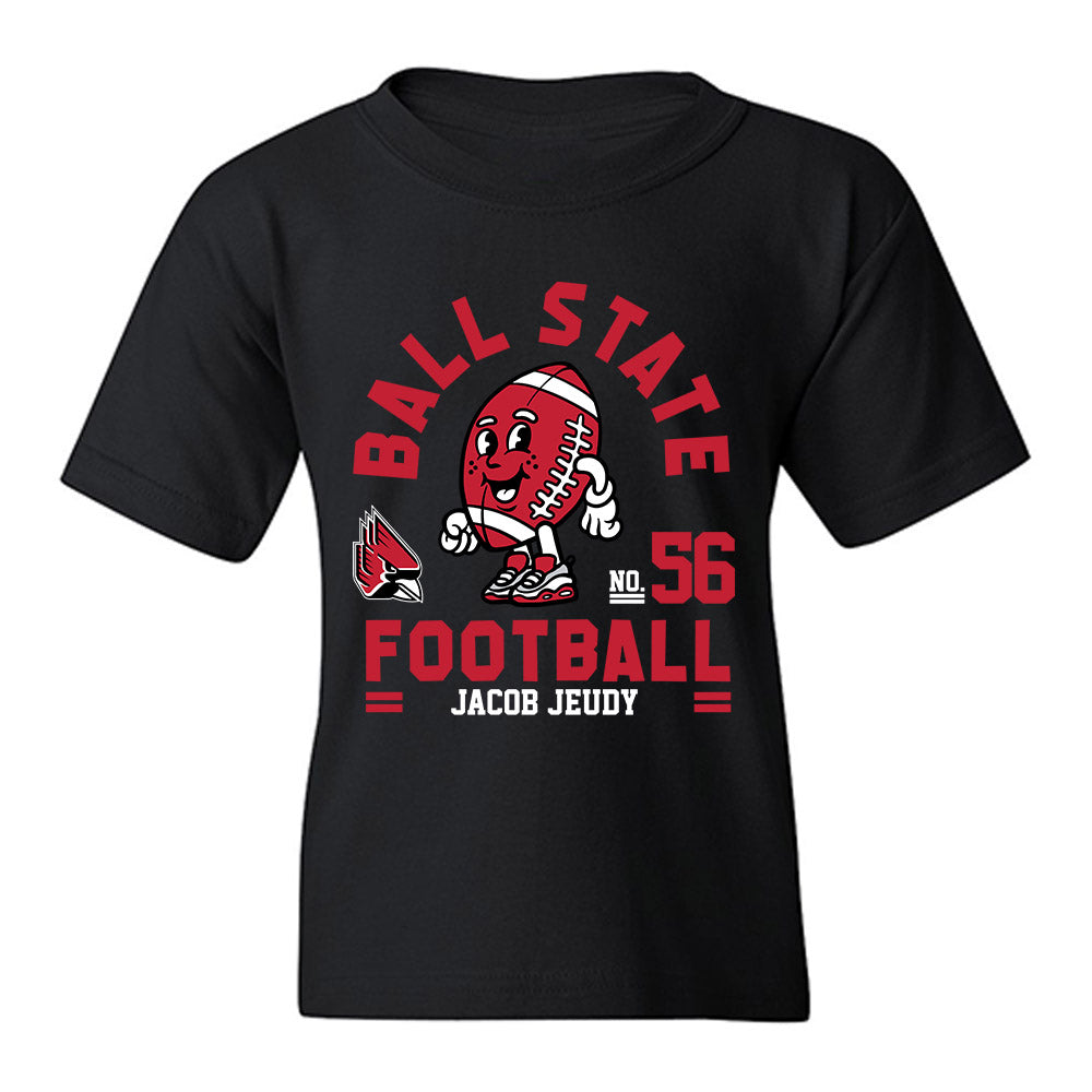 Ball State - NCAA Football : Jacob Jeudy - Fashion Shersey Youth T-Shirt-0
