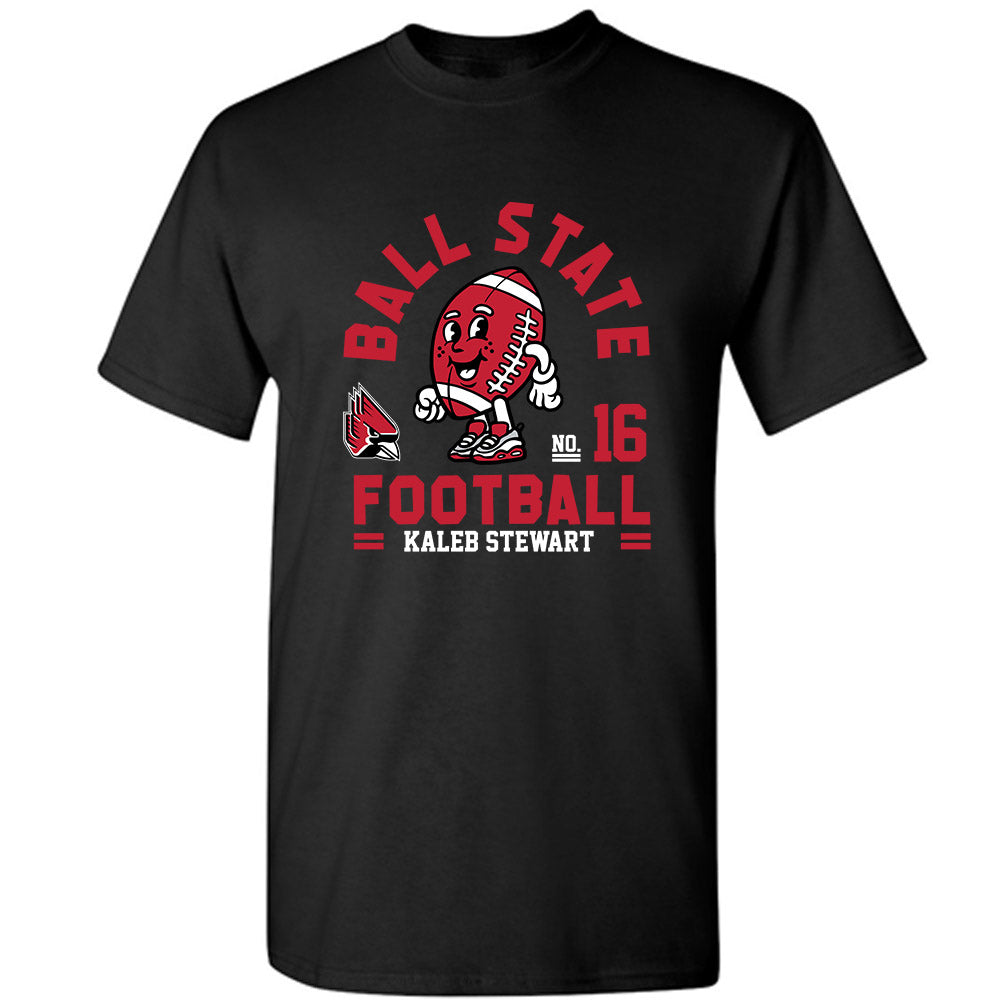 Ball State - NCAA Football : Kaleb Stewart - Fashion Shersey T-Shirt-0