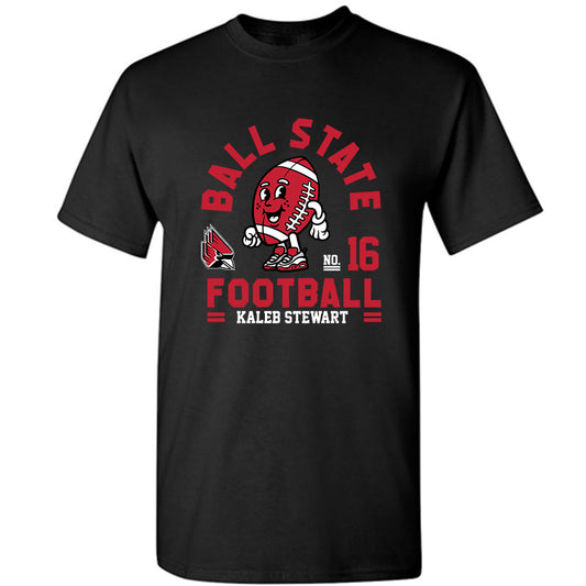 Ball State - NCAA Football : Kaleb Stewart - Fashion Shersey T-Shirt-0