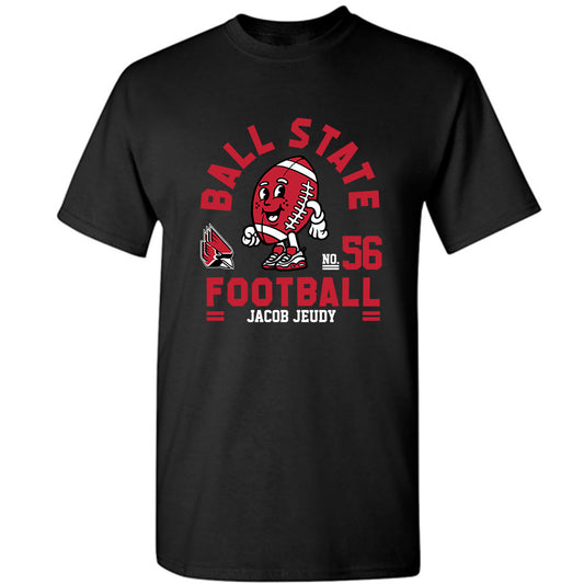Ball State - NCAA Football : Jacob Jeudy - Fashion Shersey T-Shirt-0