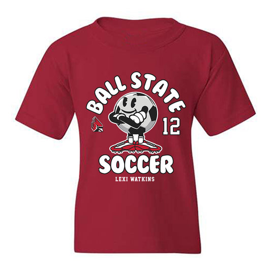 Ball State - NCAA Women's Soccer : Lexi Watkins - Fashion Shersey Youth T-Shirt-0