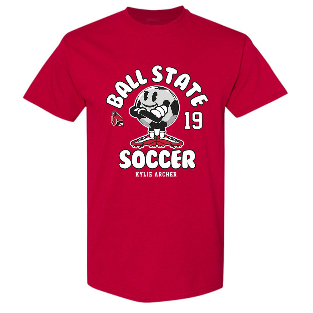 Ball State - NCAA Women's Soccer : Kylie Archer - Fashion Shersey T-Shirt-0