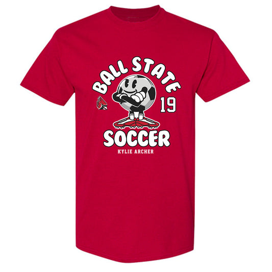 Ball State - NCAA Women's Soccer : Kylie Archer - Fashion Shersey T-Shirt-0