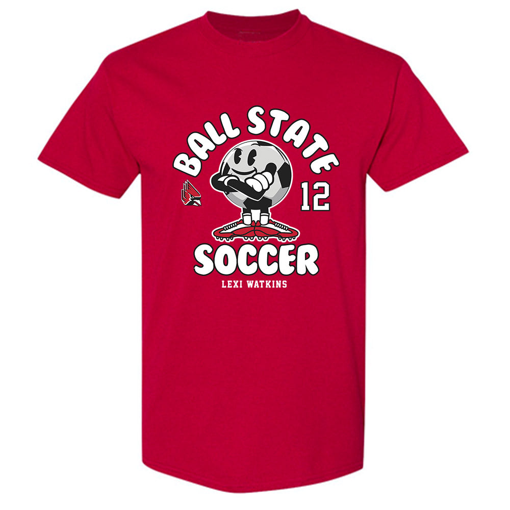 Ball State - NCAA Women's Soccer : Lexi Watkins - Fashion Shersey T-Shirt-0