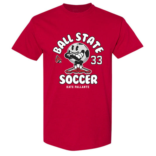 Ball State - NCAA Women's Soccer : Kate Pallante - Fashion Shersey T-Shirt-0