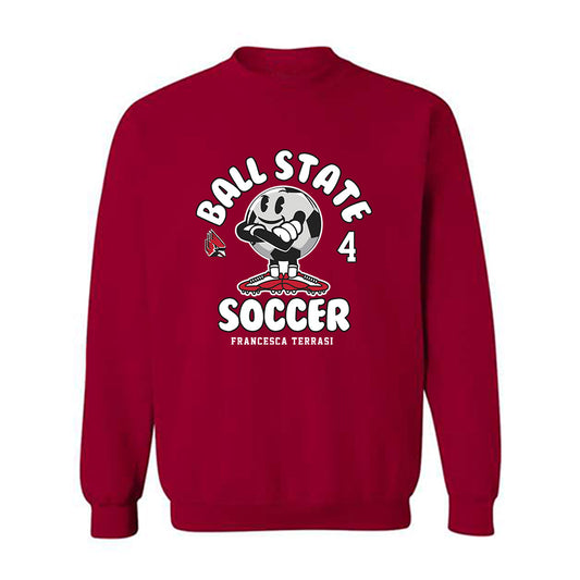 Ball State - NCAA Women's Soccer : Francesca Terrasi - Fashion Shersey Crewneck Sweatshirt-0