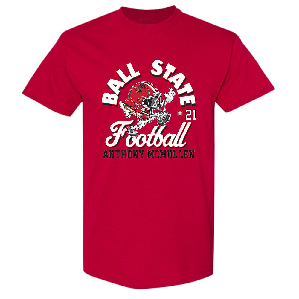 Ball State - NCAA Football : Anthony McMullen - Fashion Shersey T-Shirt-0