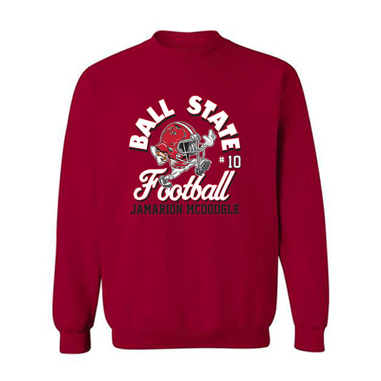 Ball State - NCAA Football : Jamarion Mcdougle - Fashion Shersey Crewneck Sweatshirt-0