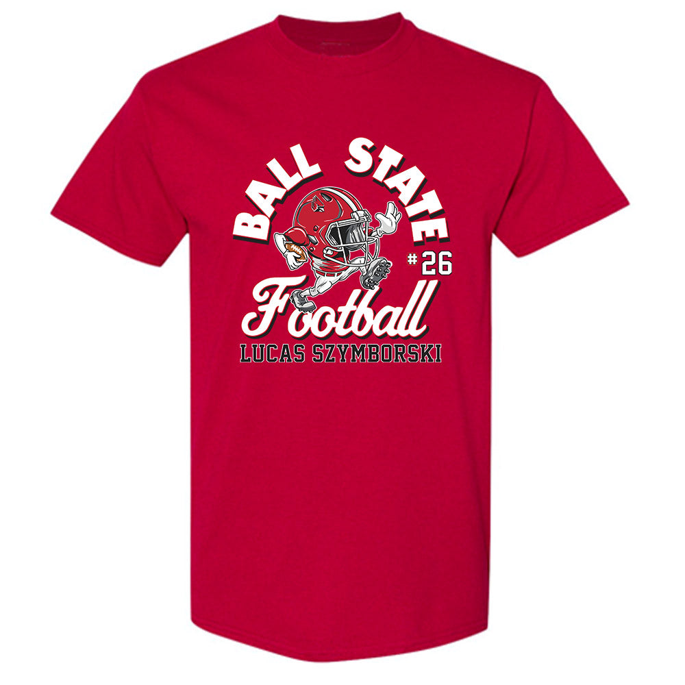 Ball State - NCAA Football : Lucas Szymborski - Fashion Shersey T-Shirt-0