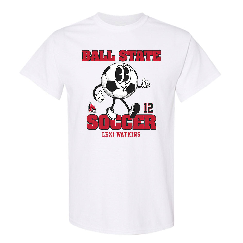 Ball State - NCAA Women's Soccer : Lexi Watkins - Fashion Shersey T-Shirt-0