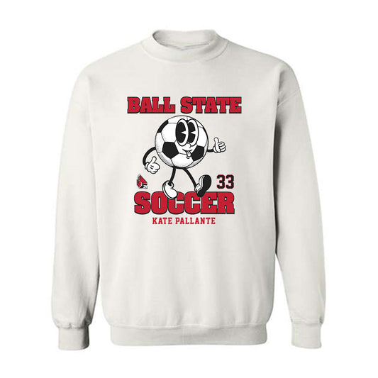 Ball State - NCAA Women's Soccer : Kate Pallante - Fashion Shersey Crewneck Sweatshirt-0