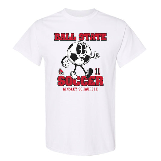 Ball State - NCAA Women's Soccer : Ainsley Schaufele - Fashion Shersey T-Shirt-0