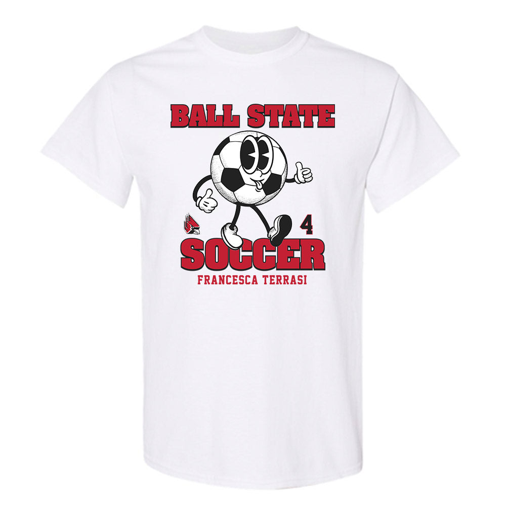 Ball State - NCAA Women's Soccer : Francesca Terrasi - Fashion Shersey T-Shirt-0