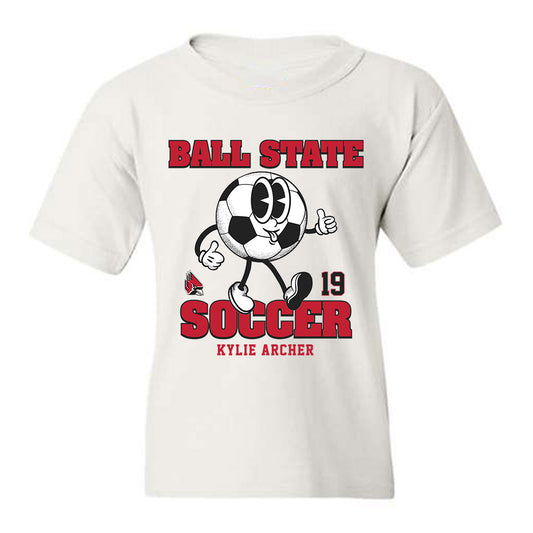 Ball State - NCAA Women's Soccer : Kylie Archer - Fashion Shersey Youth T-Shirt-0