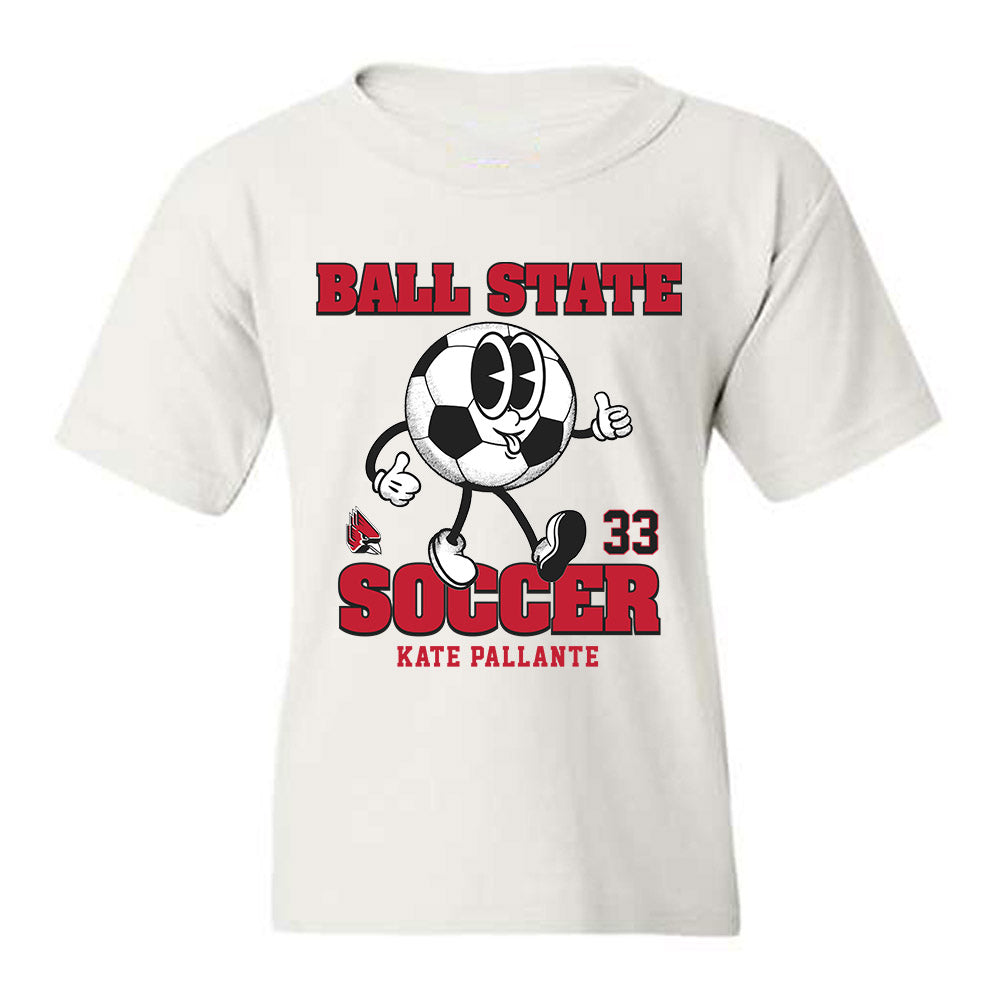 Ball State - NCAA Women's Soccer : Kate Pallante - Fashion Shersey Youth T-Shirt-0