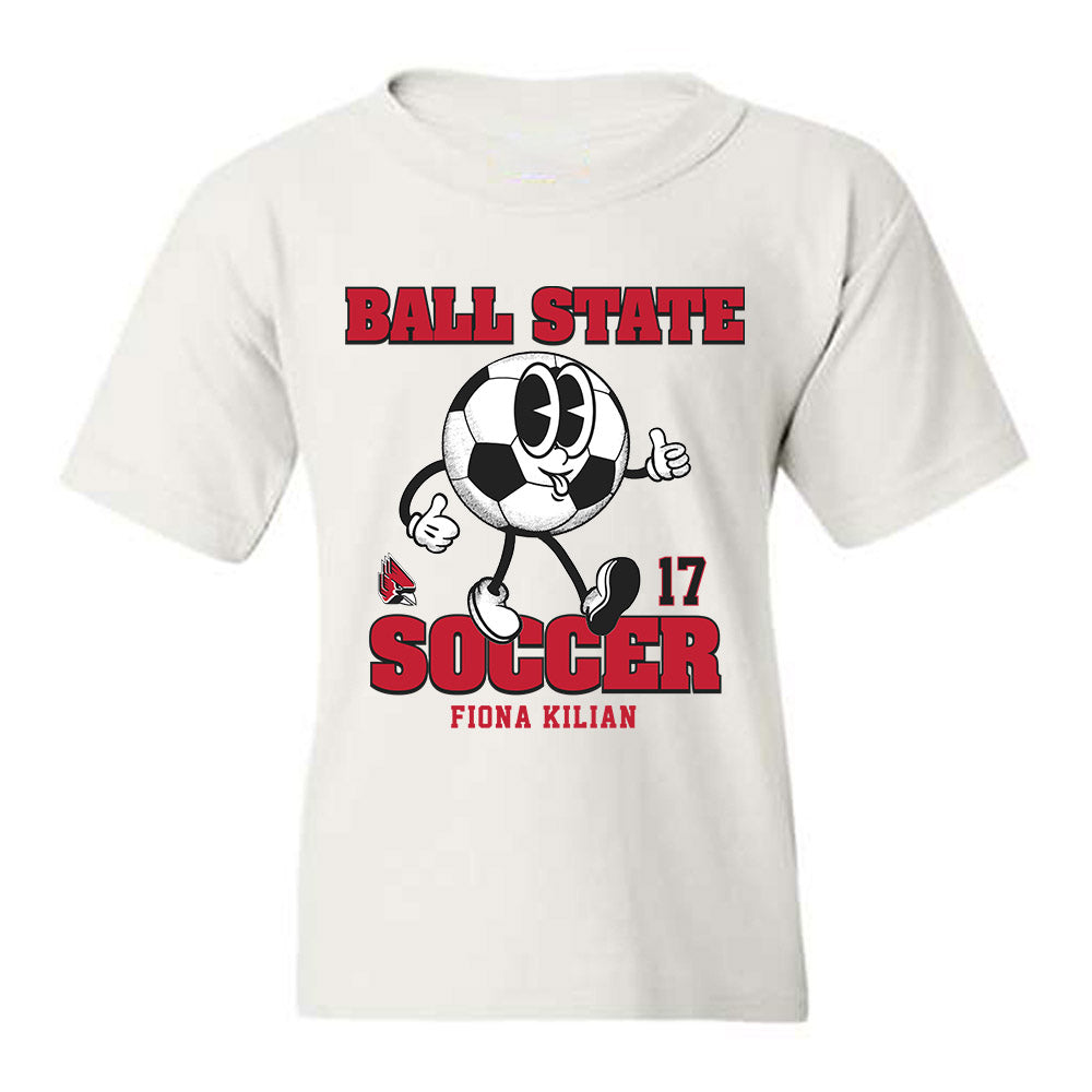 Ball State - NCAA Women's Soccer : Fiona Kilian - Fashion Shersey Youth T-Shirt-0