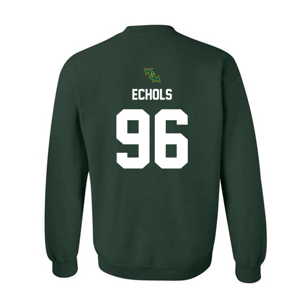 William & Mary - NCAA Football : Brady Echols - Crewneck Sweatshirt-1