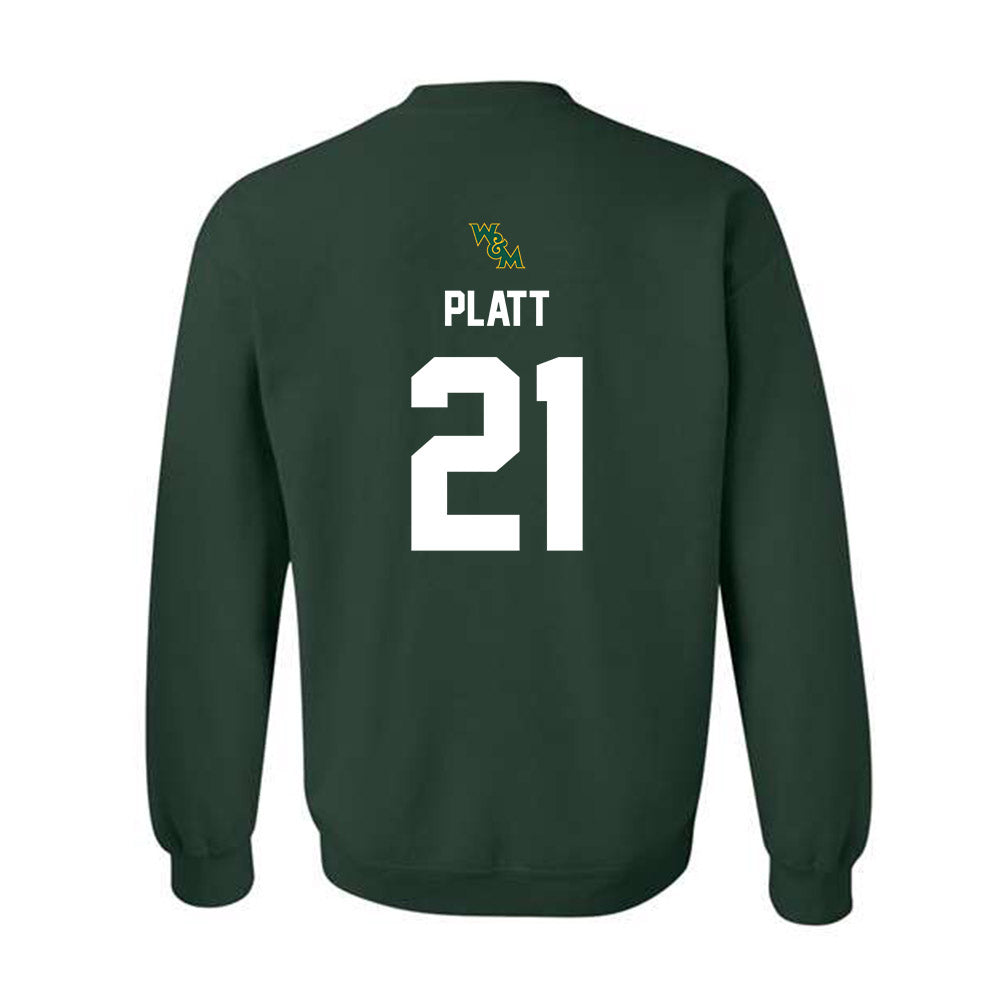 William & Mary - NCAA Football : Jayden Platt - Crewneck Sweatshirt-1