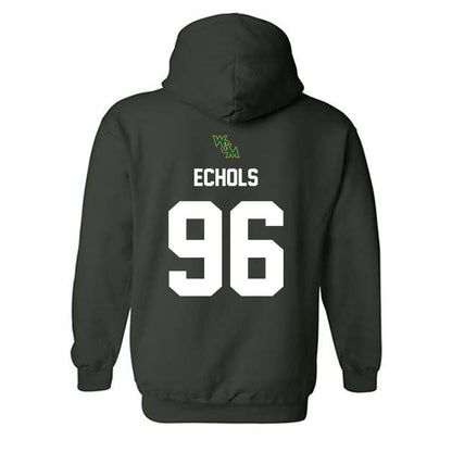 William & Mary - NCAA Football : Brady Echols - Hooded Sweatshirt-1