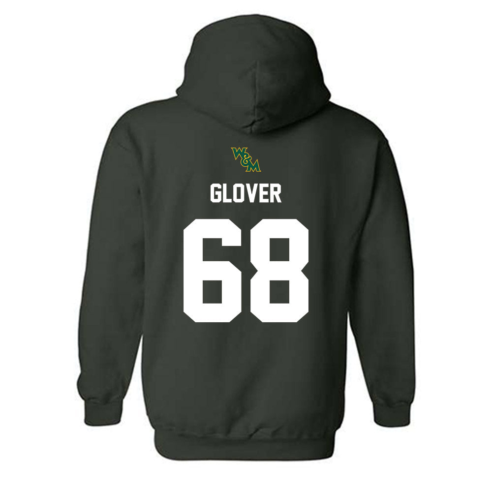 William & Mary - NCAA Football : Miles Glover - Hooded Sweatshirt-1