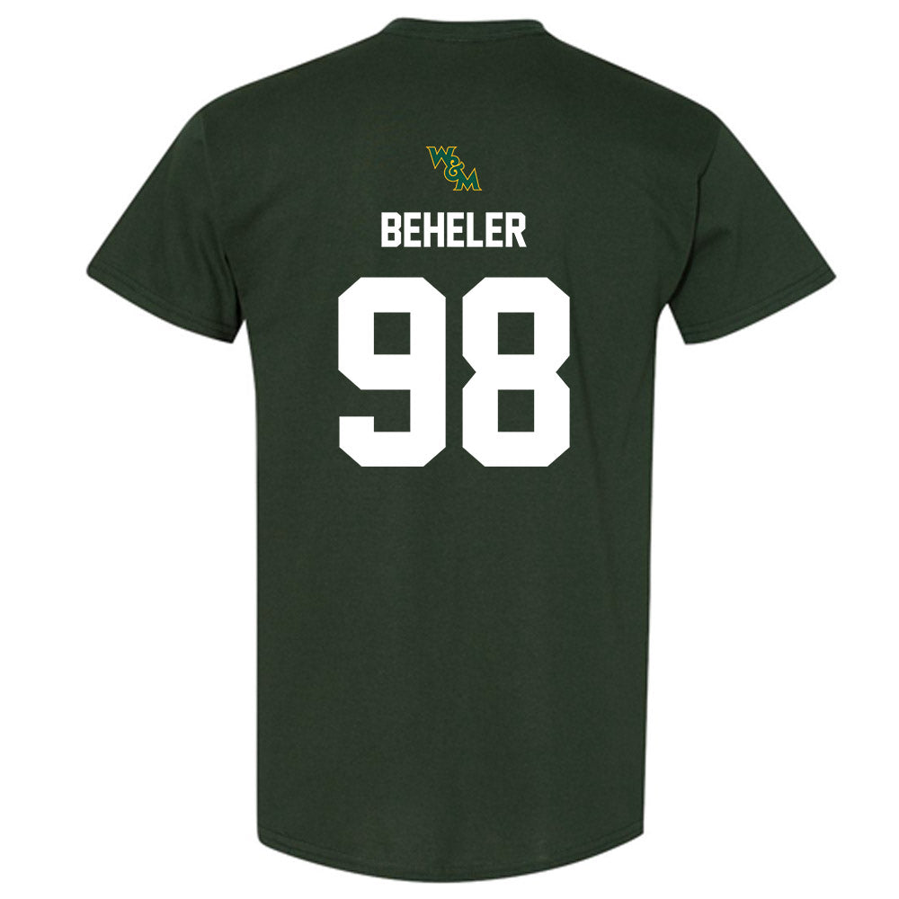 William & Mary - NCAA Football : Jack Beheler - T-Shirt-1