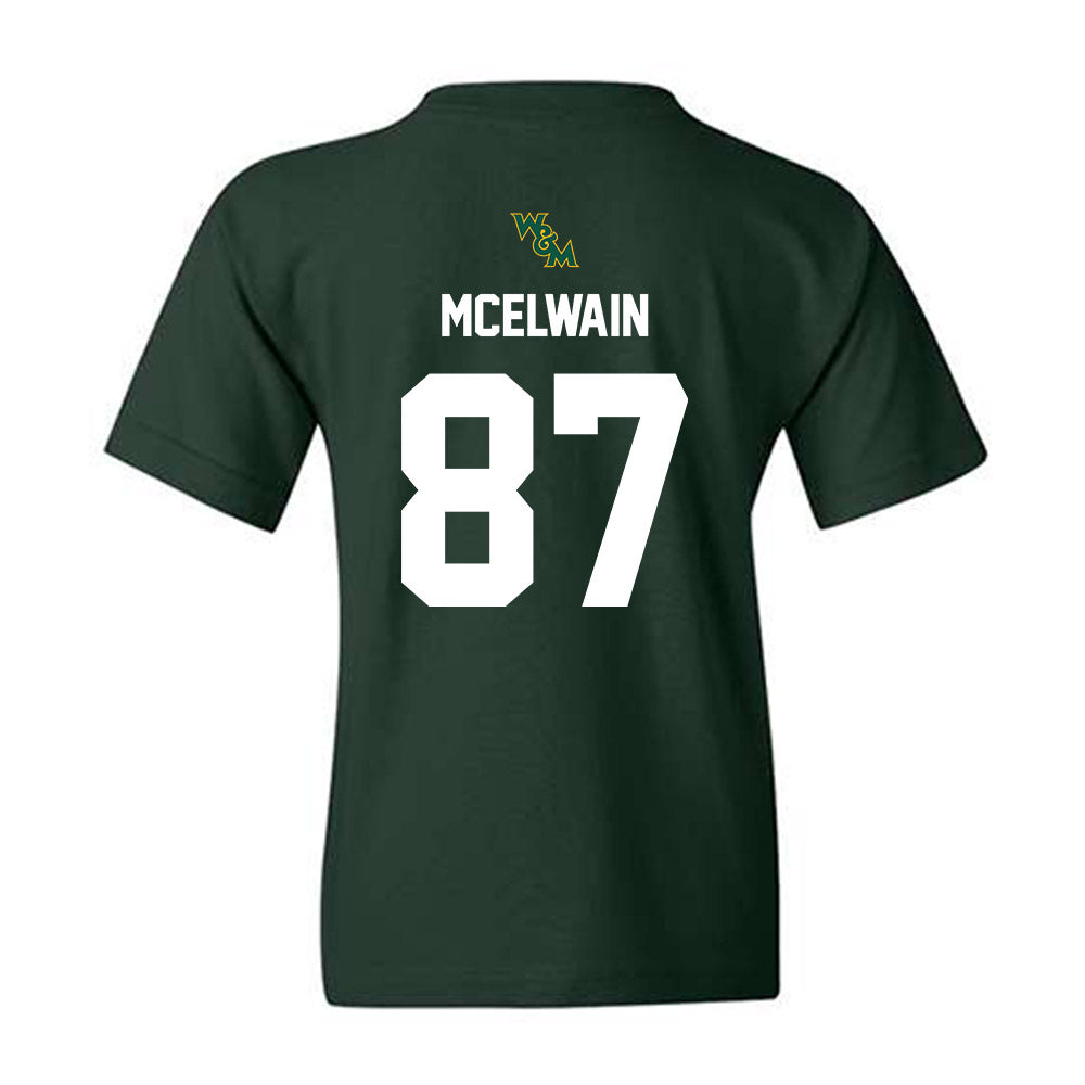 William & Mary - NCAA Football : Sean McElwain - Youth T-Shirt-1