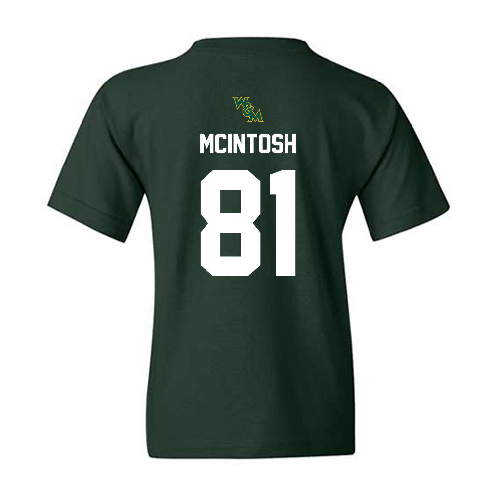 William & Mary - NCAA Football : Gavin McIntosh - Youth T-Shirt-1