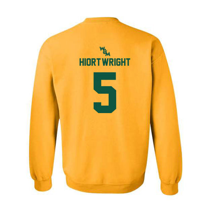 William & Mary - NCAA Men's Soccer : Noah Hiort-Wright - Sports Shersey Crewneck Sweatshirt-1