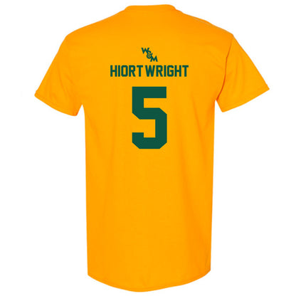 William & Mary - NCAA Men's Soccer : Noah Hiort-Wright - Sports Shersey T-Shirt-1